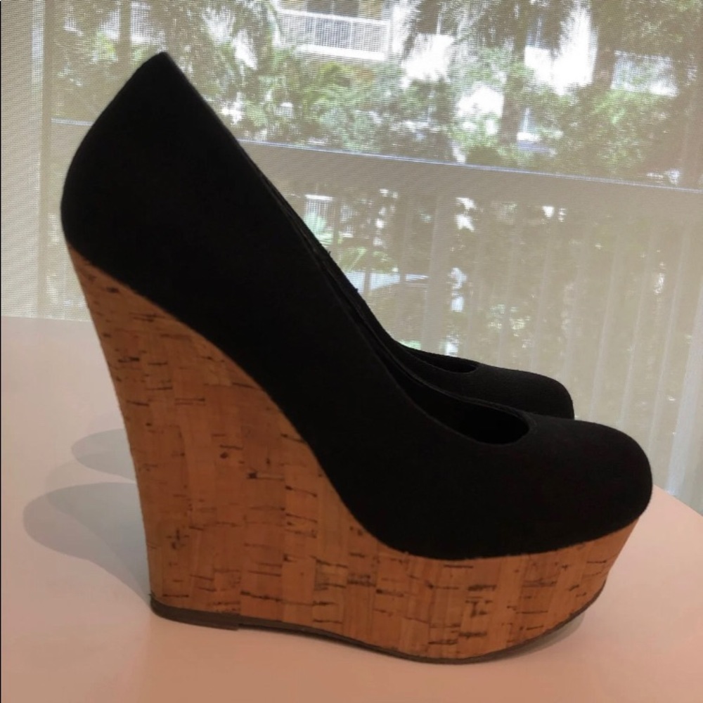 Steve Madden cork wedges